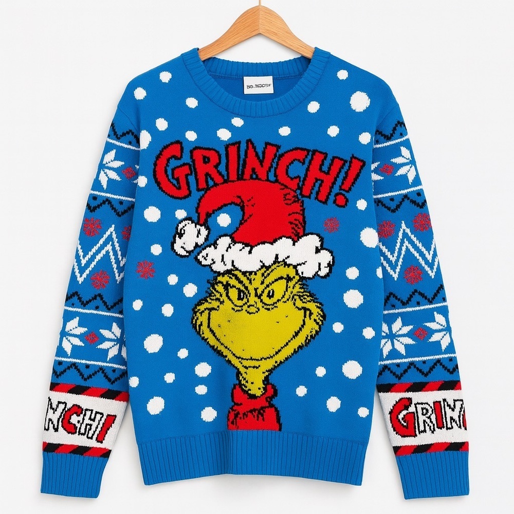THE GRINCH Authentic Holiday Christmas Sweater